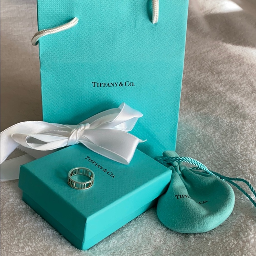 Tiffany & Co. Atlas Ring Sz. 6